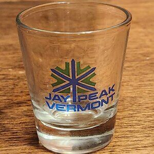 Jay Peak Vermont Shot Glass 1 oz. Ski Hill Four Season Resort